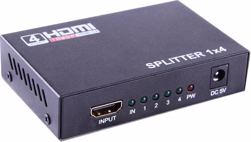 QPORT (Q-SPL4) FULL HD 1 GIRIS 4CIKIS HDMI SPLITTE