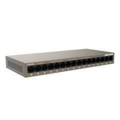 Tenda TEG1016M 16-Port Gigabit Desktop Ethernet Switch (Mini Metal Case)
