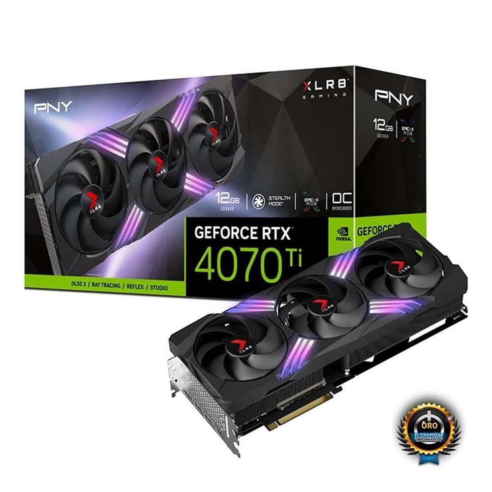 PNY RTX4070Ti XLR8 Gaming VERTO 12GB GDDR6X 192Bit Ekran Kartı (VCG4070T12TFXXPB1)