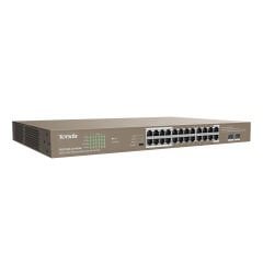 TENDA TEG1126P-24-410W 24GE PoE Port (370W), 2xCombo SFP Switch
