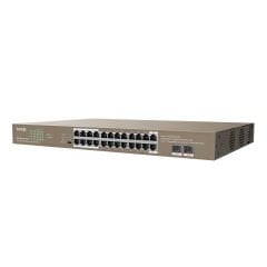 Tenda TEG1126P-24-410W 24-Port Gigabit Ethernet 370W PoE+ 2-Port Combo SFP Switch