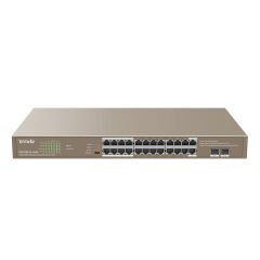 TENDA TEG1126P-24-410W 24GE PoE Port (370W), 2xCombo SFP Switch