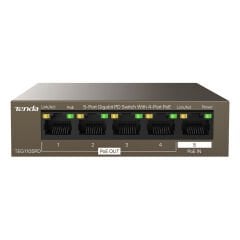 Tenda TEG1105PD 5-Port Gigabit PD Ethernet Switch (4-Port PoE Out, 1-Port PoE In)