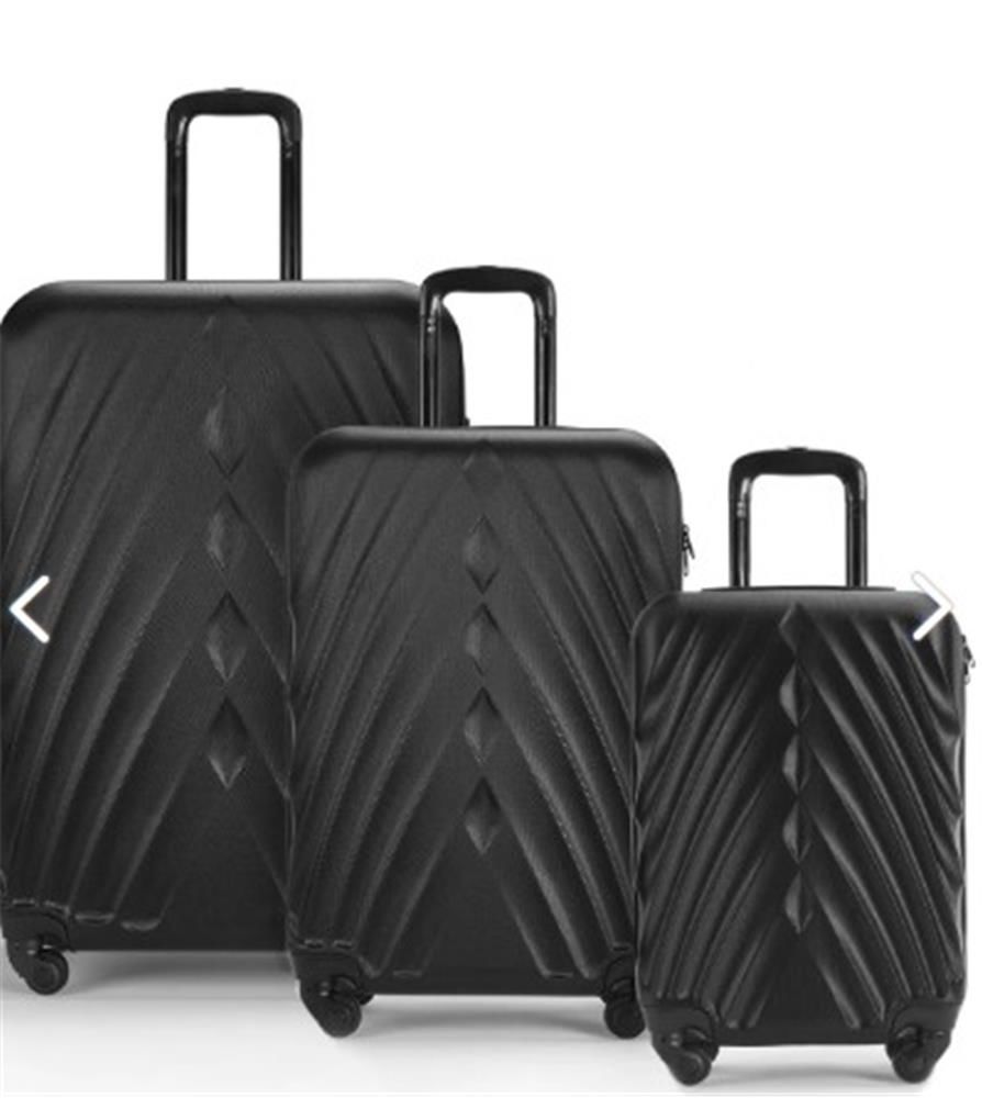 Wexta WX-400 3’lü Set Siyah Valiz