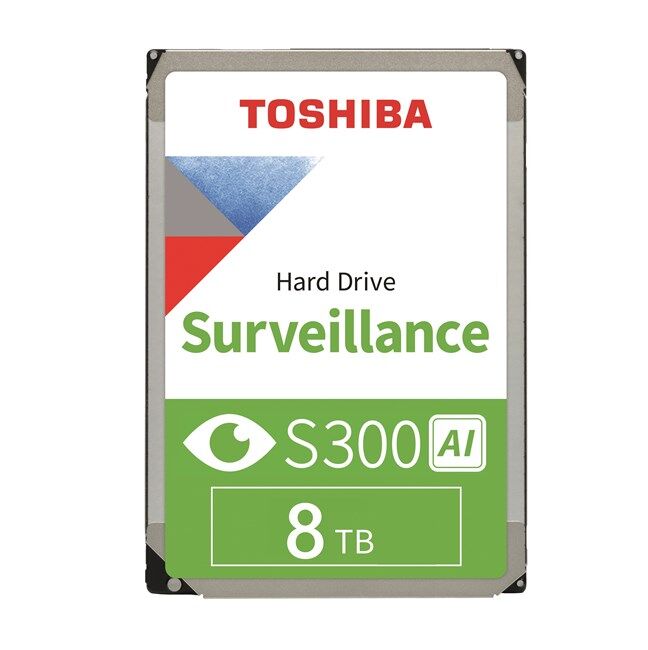 TOSHIBA S300  AI 8 TB 7200RPM 512MB 7/24  DVR,NVR için Güvenlik HDD