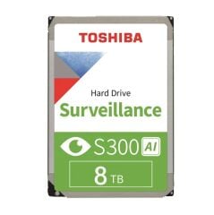 TOSHIBA S300  AI 8 TB 7200RPM 512MB 7/24  DVR,NVR için Güvenlik HDD