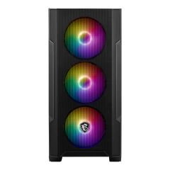 MSI MAG FORGE M100A Akrilik Yan Panel Auto-RGB 4 Fanlı mATX Gaming Bilgisayar Kasası