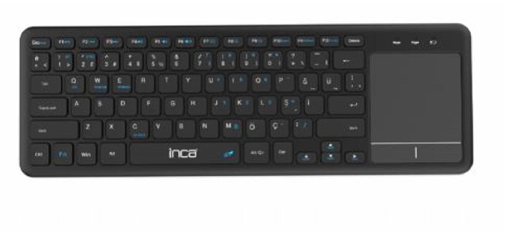 Inca IBK-568BT Dual Mod (Bluetooth + 2.4GHz) Şarj Edilebilir Touchpadli Kablosuz Klavye