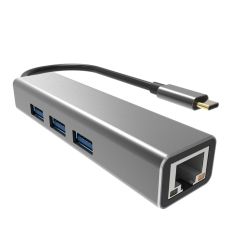 Vcom DH311A Type-C to USB 3.0 + RJ45 Çoklayıcı