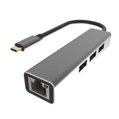 Vcom DH311A Type-C to USB 3.0 + RJ45 Çoklayıcı