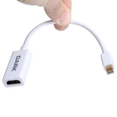 DARK DK‑HD‑AMDPXHD4K Mini DisplayPort (20 pin Erkek) to HDMI (19 pin Dişi) Aktif Dönüştürücü Kablo 4K UHD 30 Hz HDMI 1.4 Plug‑and‑Play 2 Yıl Garanti