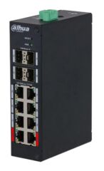 Dahua HS4412-8ET-96 8X1G RJ45 4X1G SFP Gigabit PoE 96W Yönetilebilir Poe Switch