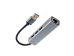 Vcom DH312A USB 3.0 To USB 3.0-3 + RJ45 Çoklayıcı