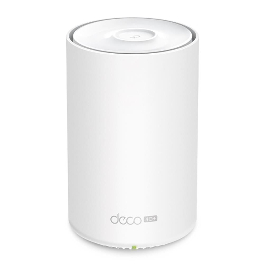 Tp‑Link DECO X50‑4G Tekli Ünite AX3000 Wi‑Fi 6 Mesh Sistem – 4G+ CAT6 SIM Girişli, 300 Mbps LTE Gateway, 3× Gbps Ethernet, HomeShield Güvenlik – Beyaz