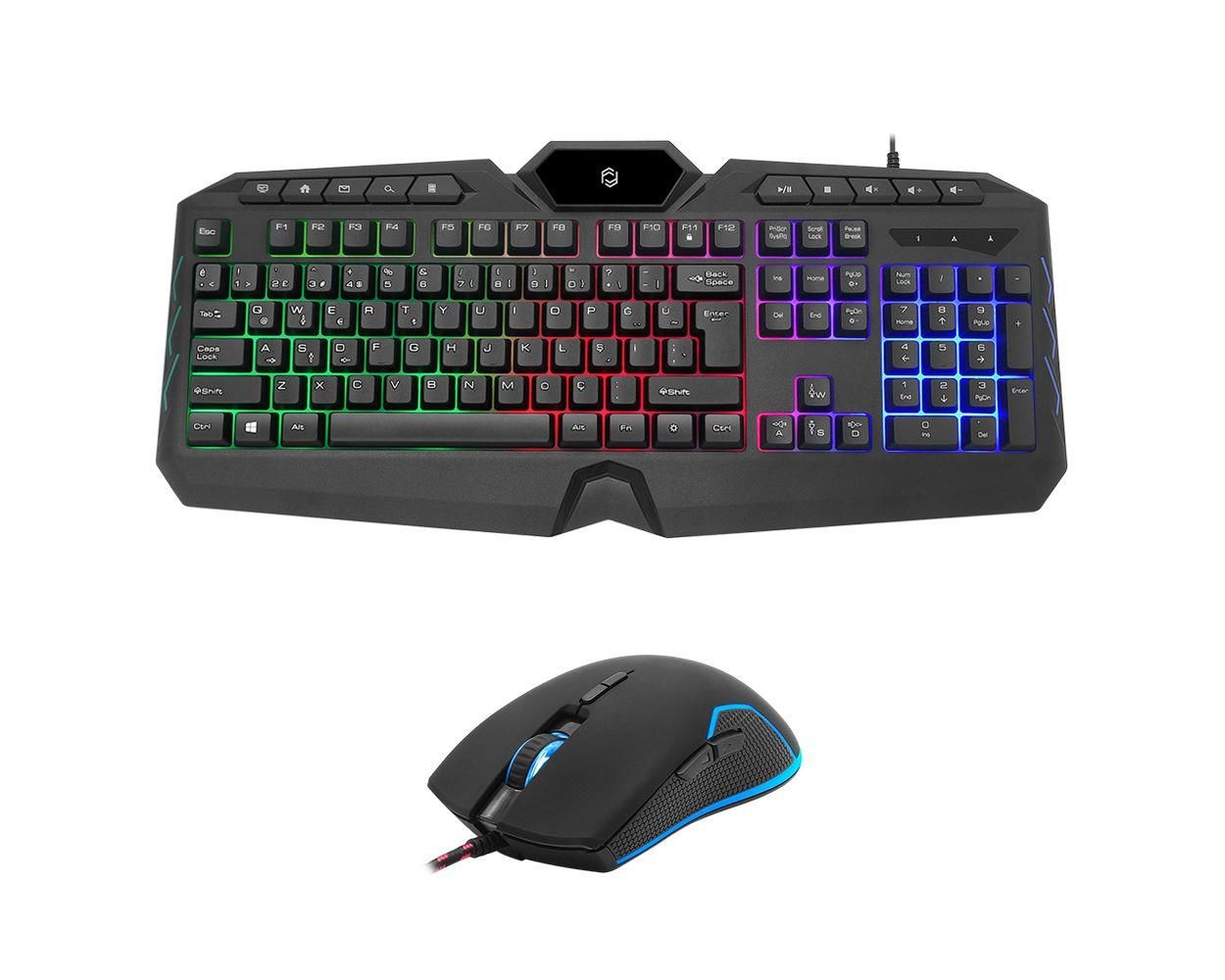 Frisby FK-4860QU TR Q Multimedya Kablolu Klavye Mouse Set