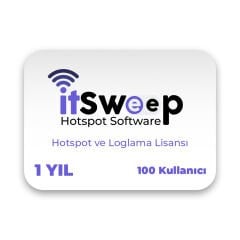 ITSWEEP HS1-100 Hotspot ve Loglama Lisansı - 1 Yıl (100 Kullanıcı)
