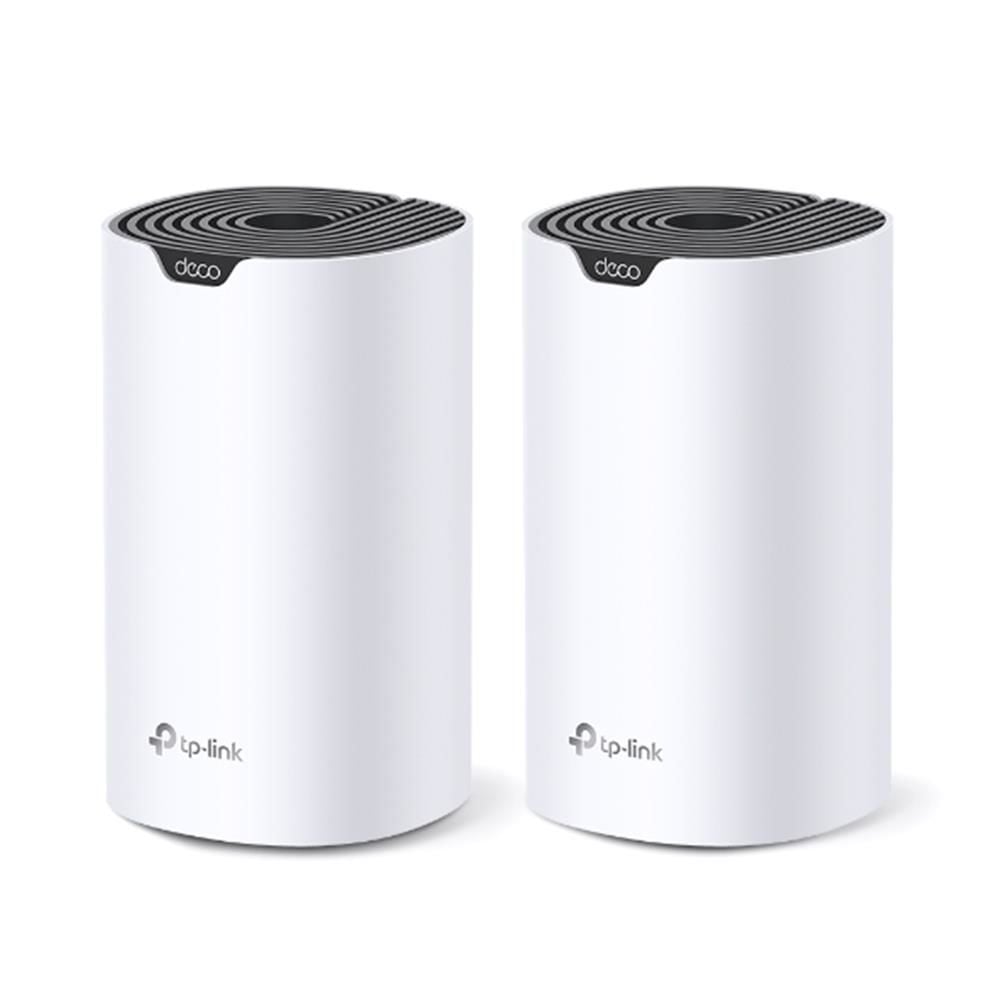 TP‑Link Deco S7 2’li Paket AC1900 Wi‑Fi 5 Mesh Sistemi – 1900 Mbps (2.4 GHz 600 Mbps + 5 GHz 1300 Mbps), MU‑MIMO 3×3, 2×1 GbE Port, 100+ Cihaz, Ebeveyn Kontrolü, WPA3, Alexa Desteği