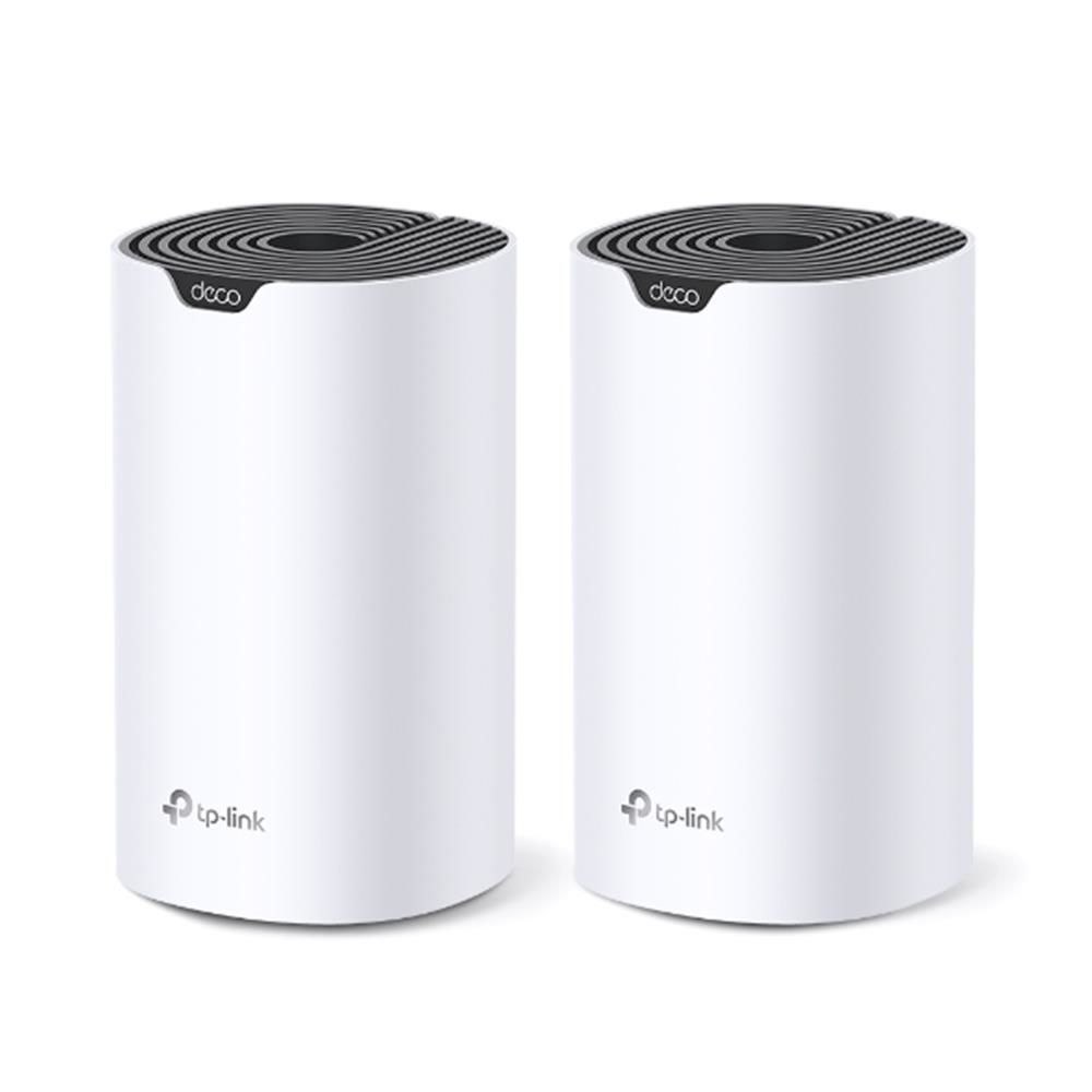 TP‑Link Deco S7 2’li Paket AC1900 Wi‑Fi 5 Mesh Sistemi – 1900 Mbps (2.4 GHz 600 Mbps + 5 GHz 1300 Mbps), MU‑MIMO 3×3, 2×1 GbE Port, 100+ Cihaz, Ebeveyn Kontrolü, WPA3, Alexa Desteği