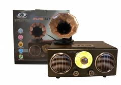 Everton Rt-748  Bluetooth Fm-Usb-Tf-Aux  Şarjlı Nostaljik Radyo