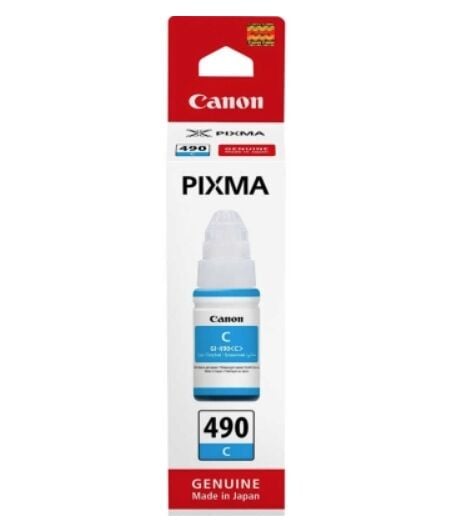 Canon GI-490 Cyan (Mavi) Orijinal Şişe Mürekkep - 7.000 Sayfa - GI-490C