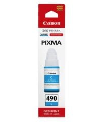 Canon GI-490 Cyan (Mavi) Orijinal Şişe Mürekkep - 7.000 Sayfa - GI-490C