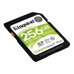 Kingston SDS2-256GB SDXC Canvas Select Plus 256GB 100R C10 UHS-I U3 V30 Hafıza Kartı