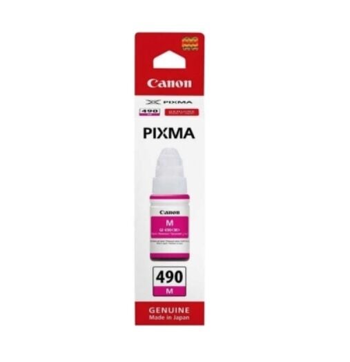 Canon GI-490 Magenta (Kırmızı/Eflatun) Orijinal Şişe Mürekkep - 7.000 Sayfa - GI-490M