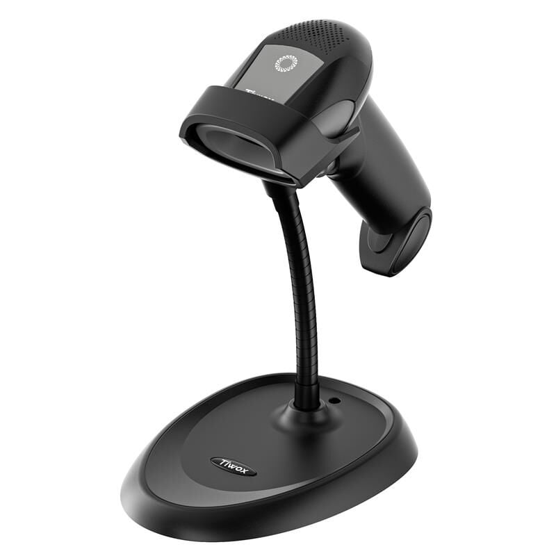 TIWOX VS-333 1D Lazer Kablolu USB Barkod Okuyucu + Stand