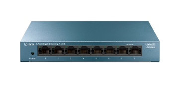 TP-Link LS108G 8 Port Gigabit 10/100/1000 Mbps Ethernet Switch Metal Kasa Yönetilemez Masaüstü Switch