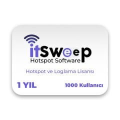 IT Sweep HS1-1000 Hotspot ve Loglama Lisansı 1 Yıl (1000 Kullanıcı, 5651 Uyumlu)