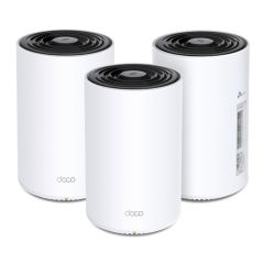 Tp‑Link Deco PX50 AX3000 Dual‑Band Wi‑Fi 6 + G.hn 1500 Mbps Powerline Mesh Wi‑Fi Sistemi 3’lü Kit (300 m² +), TP‑Link HomeShield Destekli