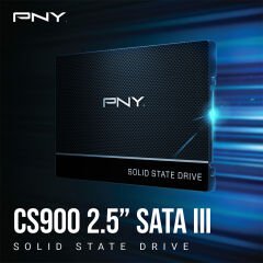 PNY CS900 500GB 535MB-500MB/s 2.5'' SATA 3 SSD (SSD7CS900-500-RB)