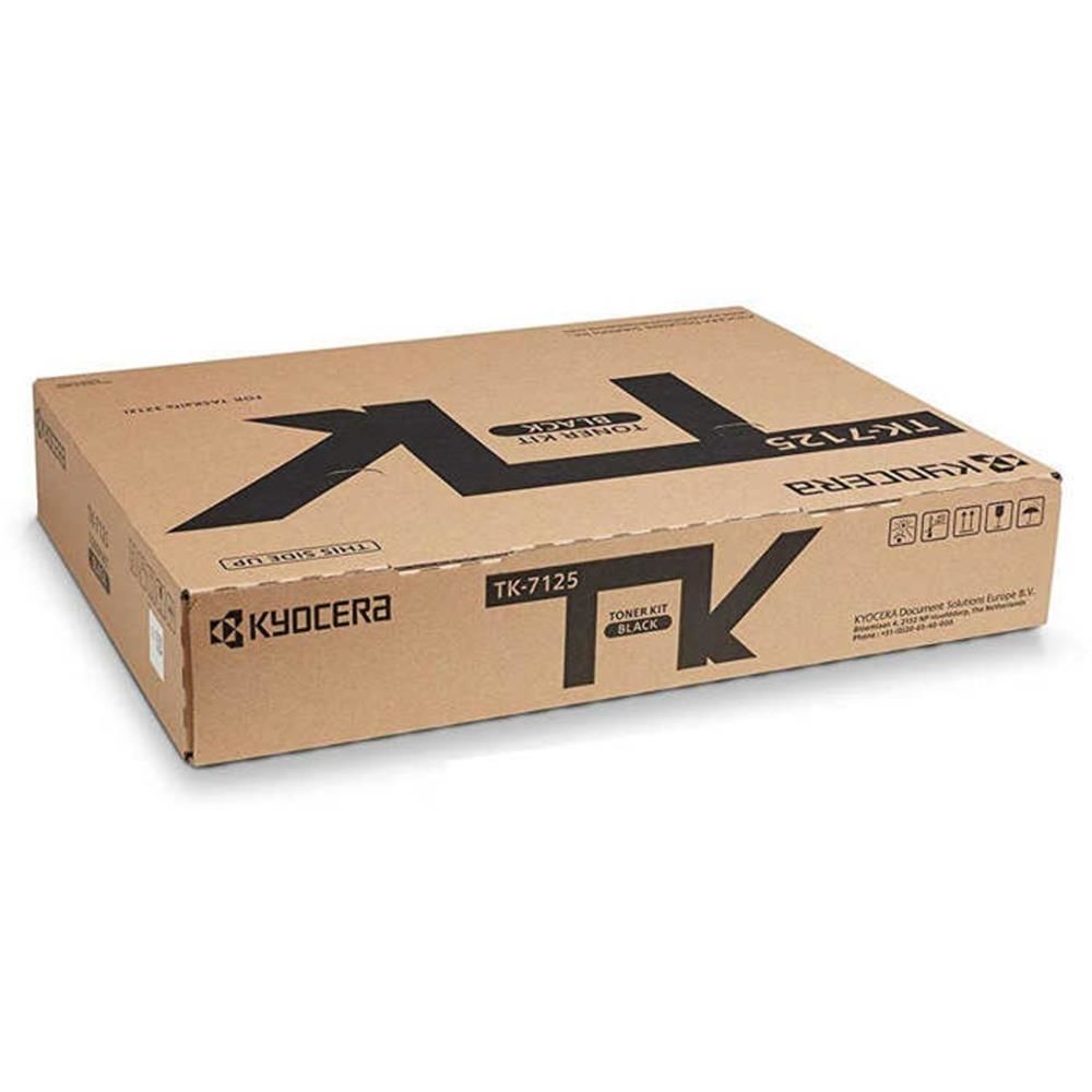 Kyocera TK-7125 Black (Siyah) Orijinal Fotokopi Toneri (20.000 Sayfa)