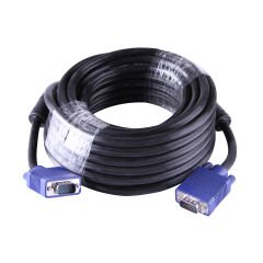 Qport Q-VGA20 20 Metre 15 Pin Çift Filtreli Full HD VGA Monitör Kablosu