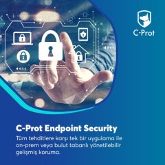 C-Prot Endpoint Security (10 Kullanıcı - 1 Yıl) Kurumsal Antivirüs Yazılımı
