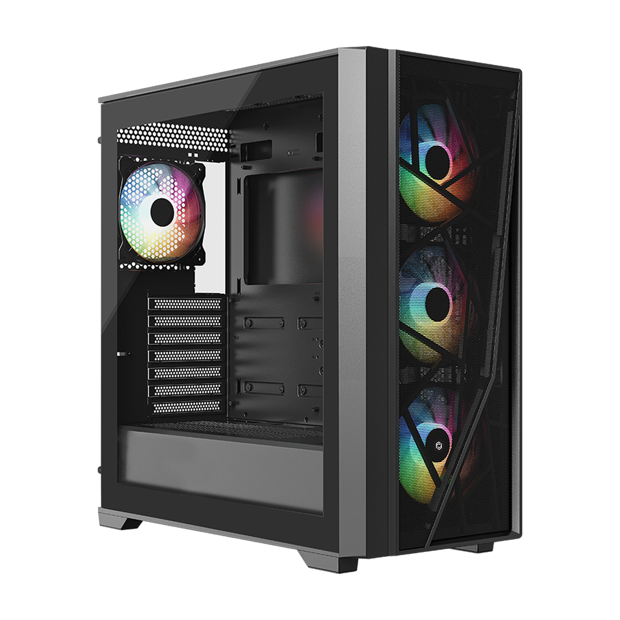 FRISBY TUNDRA 750W 80+ BRONZE ARGB 6X FAN GAMING KASA (FC-9585G)