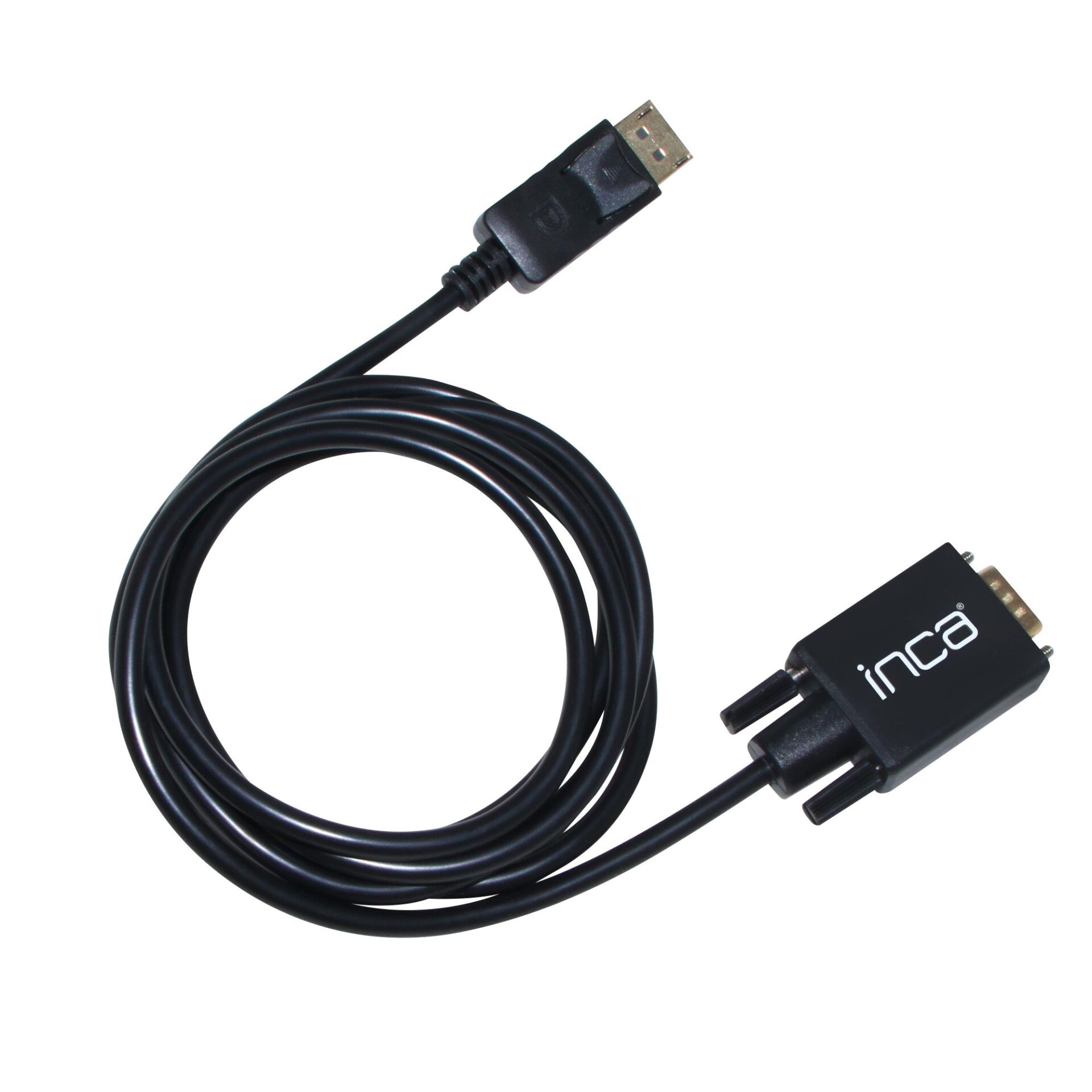 INCA IDPV-18T DisplayPort to VGA 1.8m Dönüştürücü Kablo