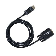 INCA IDPV-18T DisplayPort to VGA 1.8m Dönüştürücü Kablo