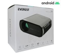 Everest PJ06 Gri-Siyah 1080P 9800 Lümen Tripodlu Android 9.0 4K Destekli Full HD Projeksiyon Cihazı