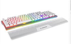 Rampage Carbon Beyaz RGB Mekanik Q Gaming Oyuncu Klavyesi Red Switch