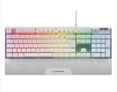 Rampage Carbon Beyaz RGB Mekanik Q Gaming Oyuncu Klavyesi Red Switch