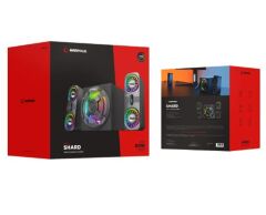 Rampage RMS-311 SHARD 80W 2.1 Bluetooth / USB / FM / HDMI (ARC) / Optik RGB Işıklı Multimedia Speaker