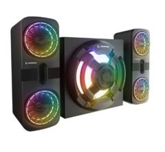Rampage RMS-311 SHARD 80W 2.1 Bluetooth / USB / FM / HDMI (ARC) / Optik RGB Işıklı Multimedia Speaker