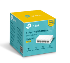 TP-Link LS1005 5 Port 10/100 Mbps Ethernet Switch Plastik Kasa Yönetilemez Masaüstü Switch