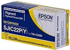 Epson TM-C3500 Yellow Sarı Mürekkep Kartuş SJIC22P(Y) S020604