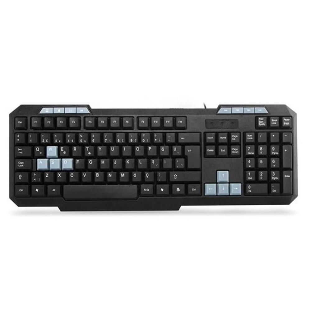 Everest KB-700 Siyah USB Q Multimedya Klavye