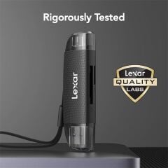 LEXAR LRW310X-BNBNG Dual Slot USB-A/C MicroSD/SD Kart Okuyucu USB 3.1 Dual Slot MicroSD/SD Okuyucu USB-A ve USB-C Bağlantısı