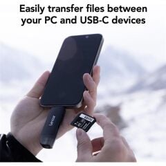 LEXAR LRW310X-BNBNG Dual Slot USB-A/C MicroSD/SD Kart Okuyucu USB 3.1 Dual Slot MicroSD/SD Okuyucu USB-A ve USB-C Bağlantısı