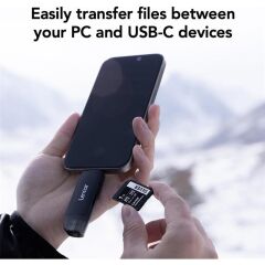LEXAR LRW310X-BNBNG Dual Slot USB-A/C MicroSD/SD Kart Okuyucu USB 3.1 Dual Slot MicroSD/SD Okuyucu USB-A ve USB-C Bağlantısı