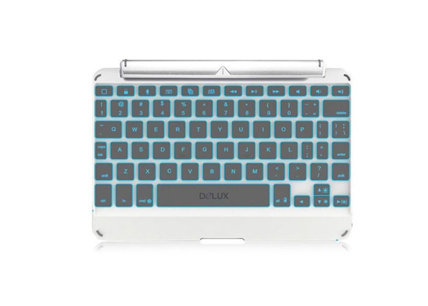 Everest KB-BT11 Beyaz Bluetooth iPad Mini Işıklı Kablosuz Stand Klavye